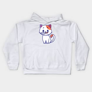 Cute Cat With Knife Cartoon Kids Hoodie